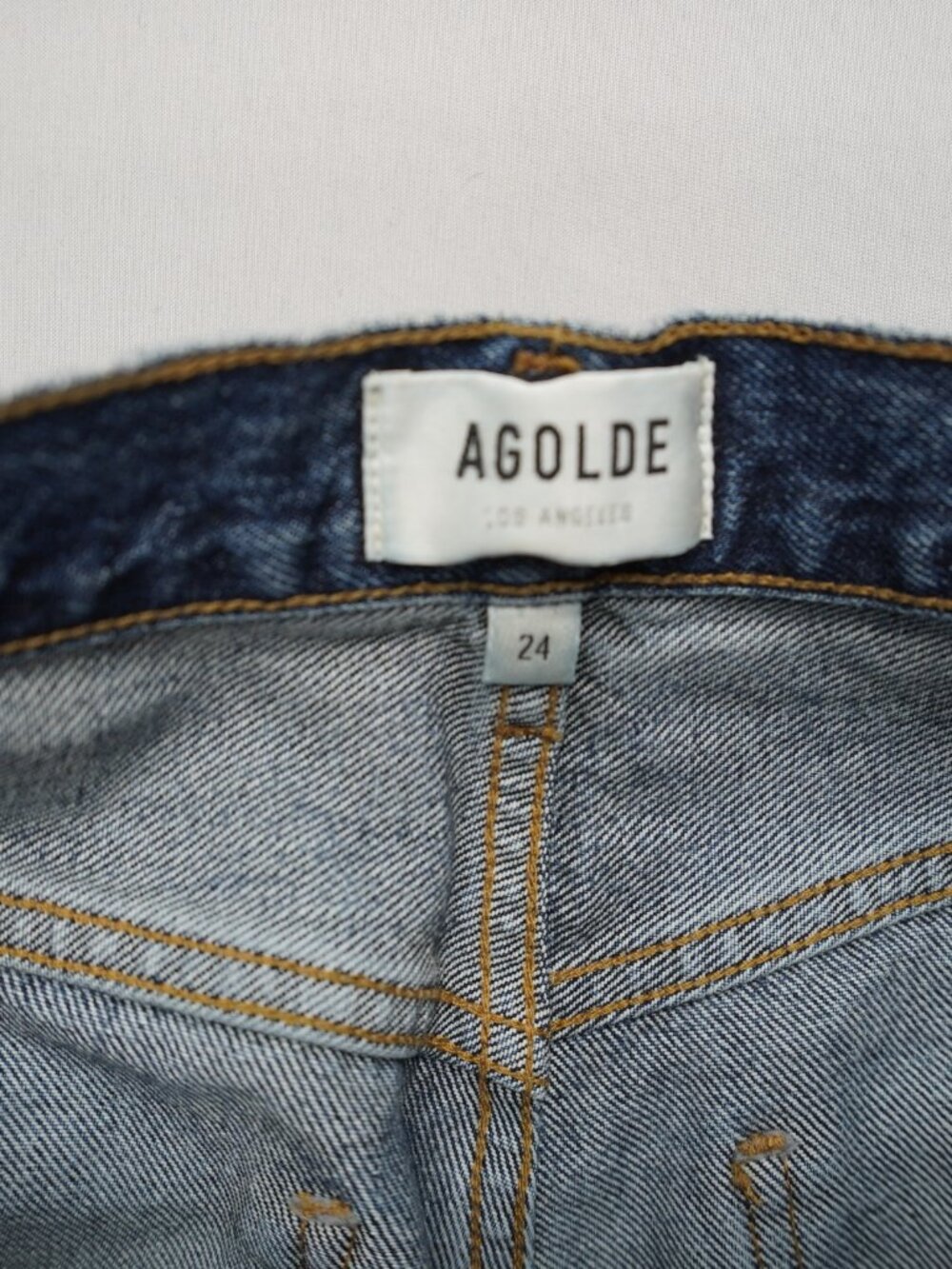 AGOLDE Fran Low Slung Easy Straight Jeans in Control Size 24 - Picture 7 of 12